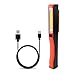 XY ZONE Rechargeable Work Light, 2in1 Mini Portable Pocket COB Flood Light, Inspection Lamp, Super Bright LED Flashlight Torch with Magnetic Clip and USB Charging Cable