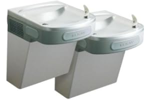 Elkay EZSTL8SC Wall Mount Bi-Level ADA Versatile Cooler, Non-Filtered, 8 GPH, Stainless, 1.5