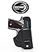 Winthrop Holsters IWB Single Spring Clip Black Leather Holster (Kimber Micro 9#1171)