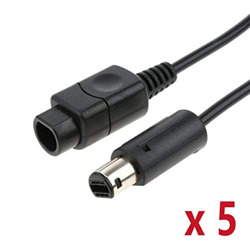LEAGY 5 Pack 6 ft Wii/Gamecube Controller Extension Cables for GameCube and Wii