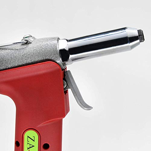 ZHONG AN 1/4-inch Air Rivet Gun-Air Riveter Strong Pull 3086Lbf with 3/4 inch Working Stroke Professional Pneumatic Rivet Gun