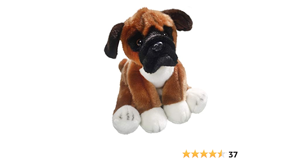 Amazon Com Animal De Peluche Perro Boxer 10 Inches 9 8 Inch Peluche Peluche Juguetes Y Juegos