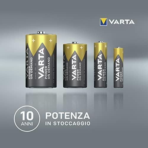 Batterie VARTA Power on Demand AAA Micro (adatte per accessori PC, dispositivi di domotica o torce) confezione da 40, (4003311391)