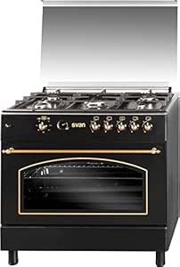 SVAN SVK9561FN Range cooker Encimera de gas Negro - Cocina (Range ...