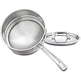 Cuisinart MCP111-20N MultiClad Pro Stainless Skillet, 20-cm, Universal Double Boiler w/Cover