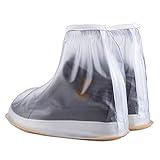 Cosmos ® 1 Pair Anti-slip Rain Shoe Covers Waterproof Shoes Boot Overshoes - Large