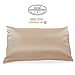 Fishers Finery 19mm 100% Pure Mulberry Silk Pillowcase, Quality Tested (Taupe, K)