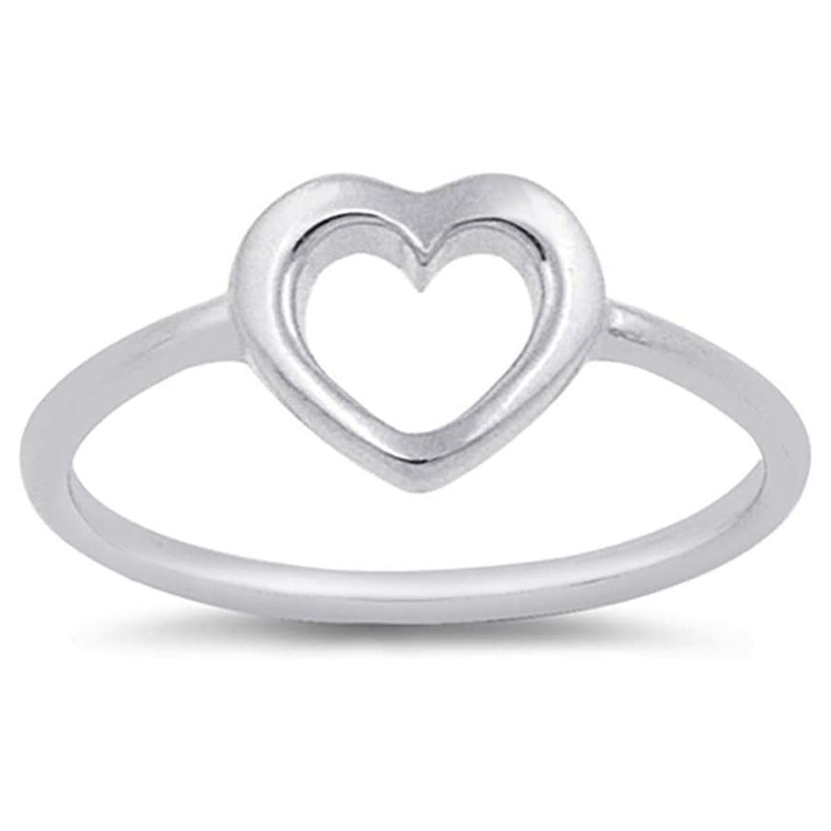 CCBFY Stainless Steel Simple Minimalist Heart