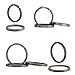 BANG TI Titanium Nail-Saving Flexible Keyrings (K2, 32mm/1.26