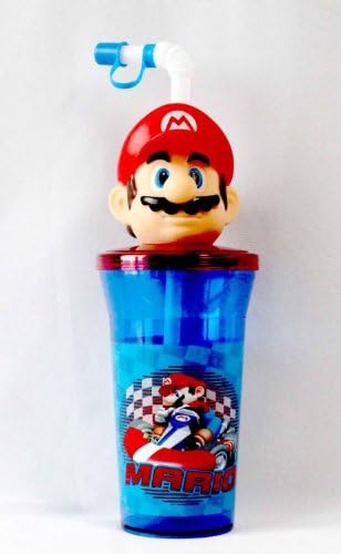 Super Mario 14 Ounce Bottle Tumbler for Your Favorite Drink