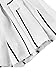 Romwe Women's Casual Vertical Striped Jumpsuit Romper with Belt White S