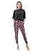 Bentibo Women's Stylish Multi Pattern Printed Jogger Leggings Harem Pants Hot Pink S