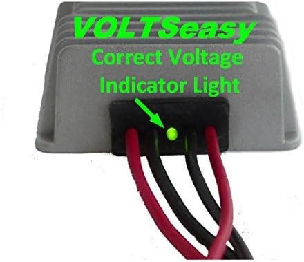 TecScan VOLTSeasy Complete Golf Cart Voltage Reducer for 36v & 48v 20 amp 240 watt
