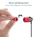 12Pcs Replacement Eartips- RIYO Premium Memory Foam Earphone Earbuds Tips Noise Reducing Earbud Tips for 5mm-7mm in-Ear Headphones Nozzle (Large, Red)