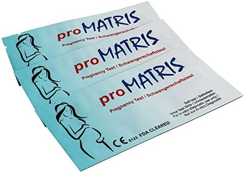 proMATRIS Pregnancy Test Strips Early Detection 10mIU Urine Testing Kits (15 Tests)
