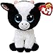 Ty Beanie Boos Butter (Cow), Piggley (Pig) & Gabby (Goat) Gift Set Bundle with Bonus Matty's Toy Stop Storage Bag - 3 Pack