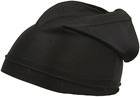 Original Skull Cap Classic One Size Fits Most in Style or Sports Wear High Performance Sweat Moisture Wicking Quick Dry Helmet Liner / Cycling Cap. Fits under Helmets &amp; Hats (Black)