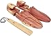 Strauss Heritage Red Cedar Adjustable Twin Tube Shoe Tree with Shoe Horn (M)