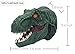 Upour Dinosaur Toys Hand Puppets Soft Rubber Realistic Green Tyrannosaurus Child Birthday Present for 3 Years Old