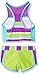 Limited Too Girls' Bold Striped Two-Piece Swimsuit with Mesh