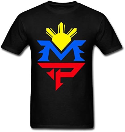 EivonTS Hot Sale Men's Manny Pacquiao T-Shirts black