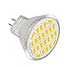 Jenyolon MR11 GU4 LED Bulb Light Lights Warm White DC/AC 12V, 3W, 30W Halogen Bulb Equivalent, 400 Lumens, 3000K, 120° Beam Angle, Kit, Landscape Bulb, LED Replacement,12 Pack