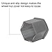 Senzeal 20pcs 19mm Universal Hex Wheel Lug Nut Bolt Cover Cap Wheel Nut Protector Cap for Cars with Removal Tool Gray