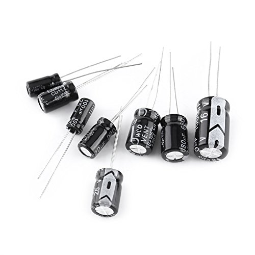 500pcs 24 Values Aluminum Electrolytic Capacitor Assorted Kit 10V~50V 0.1uF to 1000uF - Thumbnail 5