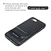 iPhone 7 Wallet Case, Moonmini Heavy Duty Shockproof Slim Fit Protective Kickstand Grip Cover with Hidden Credit Card Slot Holder for iPhone 7 - Black