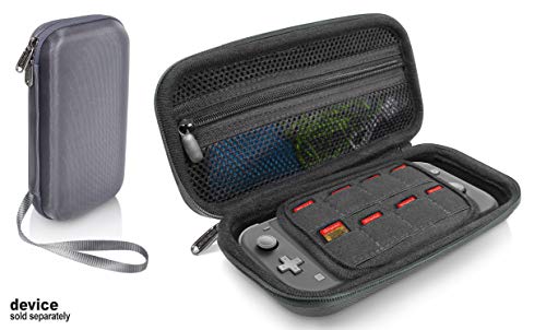 Alltravel Switch Lite Case customized for Nintendo Switch Lite, smart compact case with pocket for game card and other accessories