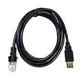 Arkscan 6FT USB Cable for Honeywell Metrologic Barcode Scanners (Black)