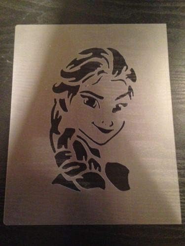 Elsa Stencil Disney's Frozen, Crafts, Airbrushing!
