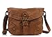 Scarleton Mini Crossbody Shoulder Bag for Women, Ultra Soft Washed Vegan Leather, H1985 (Brown B)