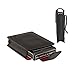 deckR Single Deck Playing Card Case - 100% Leather with Belt Clip Holster