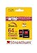 Strontium Nitro 64GB MicroSDXC UHS-I Memory Card with Adapter and Card Reader Up to 85MB/s (SRN64GTFU1C)