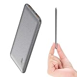 10000 mAh Portable Quick Charger Ultra-Slim Charge Power Bank, HAME P10 USB C 18W Fast Charging Lightweight Small Pocket External Battery Pack Compatible iPhone Xs,X,8s,8,7, MacBook, Samsung, Pixel