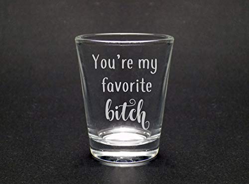 Mixing SpiritsYou Are My Favorite Bitch Shot Glass (Clear)
