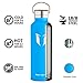 Super Sparrow Insulated Water Bottle with Straw - 25 oz - Reusable Leak Proof Thermos - BPA-Free Kids Water Bottle Stainless Steel - 2 Lids Metal Water Bottle for Sports, Travel, Camping