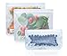 E-Z Seal EXTRA THICK Reusable Storage Bags (5 Pack) ideal for Food snacks, Lunch sandwiches, Make-up, Stationery, Travel Storage, Home organisation and more