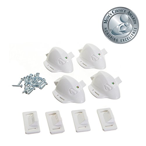 Dreambaby Adhesive Magnetic Cabinet Locks - 4 Locks