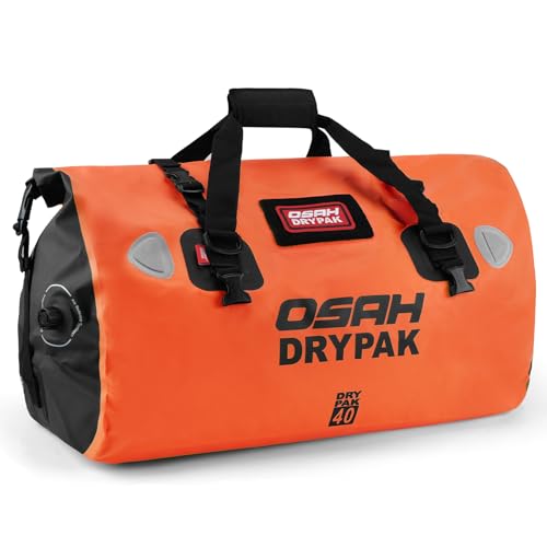 OSAH DRYPAK wasserdichte Rucksack Dry Bag – Wasserfeste Reisetasche Seesack, Rolltop, Großem Stauraum, Vielseitige wasserdichte Tasche für Camping, Mo
