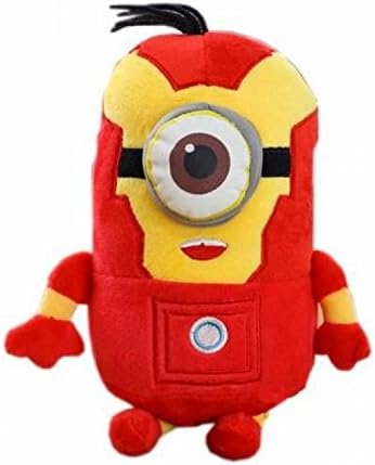 20cm Minions Cosplay The Avengers Super Hero Spiderman & Superman & Batman & Captain America & Ironman & Thor Action Figure Toys 1pc/lot (Ironman)