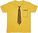 The Office Dwight Neck-Tie Work Shirt Mustard T-shirt Tee