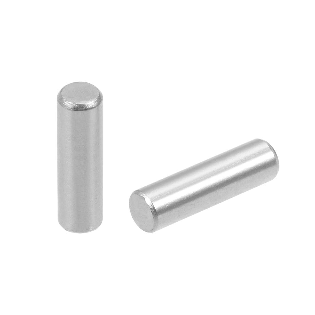 TOP-VIGOR 50Pcs 4mm x 14mm Dowel Pins Shelf Support Pegs, 304 Stainless Steel Cylindrical Shelf Support Pin Fasten Elements Silver Tone