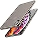 TOZO for iPhone Xs Case 5.8 Inch (2018) Hard Cover [0.35mm] World's Thinnest Protect Bumper for iPhone Xs [ Semi-Transparent ] Lightweight [Matte Finish Black]