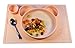 The Raccoon and Bee - One Piece Silicone Placemat and Bowl (Pink)