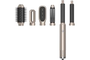 NOICLUB Hair Dryer Brush Blow Dryer Brush in One 6 in 1 Hair Styler 110,000 RPM Air Curler Wrap Styler Hot Air Brush Blowout Brush Hair Styling Tools Curling Straightening Styling Drying Gift Mom Women
