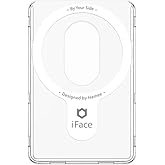 iFace MagSynq Card Wallet Clear [Compatible with MagSafe] – Transparent Magnetic Card Holder, Slim & Lightweight Design, Card Storage with Secure Spring, Easy Slide Access - Clear