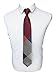 JEMYGINS Maroon Plaid Silk Ties for Men Classic Formal Necktie (6)