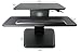 VIVO Black Height Adjustable Standing Desk Gas Spring Monitor Riser | 23.5